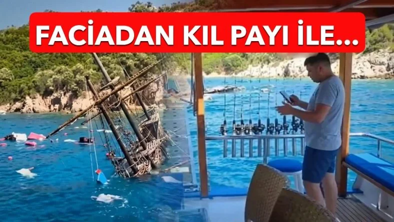 DENİZDE PANİK! TEKNE BATTİ, 148 KİŞİ