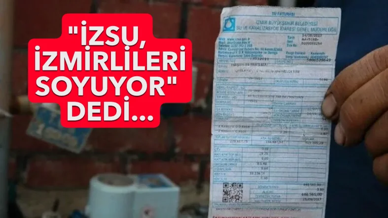 “İZSU SOYGUNU” DEDİ