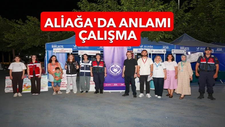 4 ALİAĞA’DA FARKINDALIK STANDLARI KURULDU
