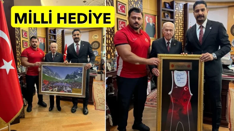 O FORMA BAHÇELİ’YE HEDİYE EDİLDİ